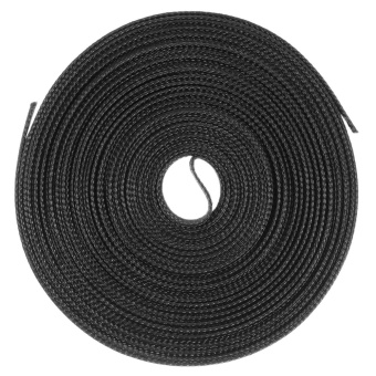 Gambar 20 FT 50 FT Sheathing Braided Loom Tubing Black Wire Cable SleevingExpandable 10mm   intl