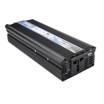 Gambar 2000W Peak Solar Power Inverter 12V DC To 220V AC Modified SineWave Converter   intl