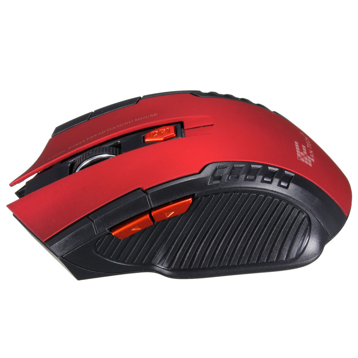 2.4 gHz mouse optik nirkabel portabel mini game untuk PC Laptop tikus Merah .