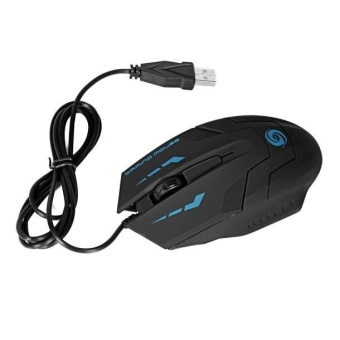 Gambar 2400 DPI Optical USB Wired Gaming Mouse Mice For PC Laptop ComputerBK   intl