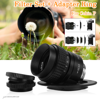25 mm Lensa CCTV F1.4 C gunung + cincin makro untuk M4/3