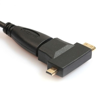 Gambar 2M 3 in 1 HD High Speed HDMI to HDMI Cable Micro HDMI Adaptor MiniHDMI Adapte   intl