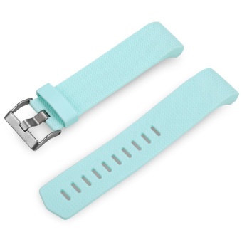Gambar 2pcs 22mm Pin Buckle Silicone Strap For Fitbit Charge 2 SmartWristband   intl