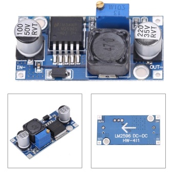 2pcs DC-DC 3A Buck Converter Adjustable Step-Down Power Supply Module LM2596S - Intl Januari 2019 - 2 2pcs DC-DC 3A Buck Converter Adjustable Step-Down Power Supply Module LM2596S - intl - 2