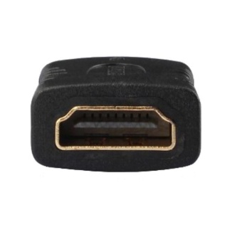 Gambar 2pcs hdmi Female to Female F F Coupler Extender Adapter Connectorfor HDTV 1080P   intl