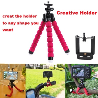 Gambar 2PCS Mini Phone Camera Flexible Tripod Holder DIY Shape   intl