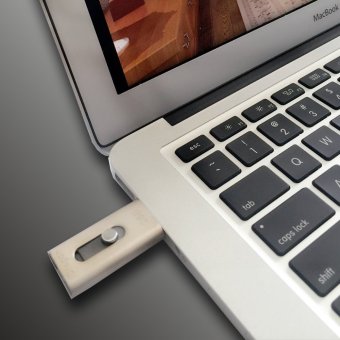 3-in-1 32 G ekspansi memori Flash Disk USB OTG Lightning Disk U untuk iPhone iPad Android Handphone dan komputer - International