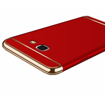 Gambar 3 In 1 Fashion Ultra Thin Matte Hard Case for For Samsung Galaxy J7Prime(Red)   intl