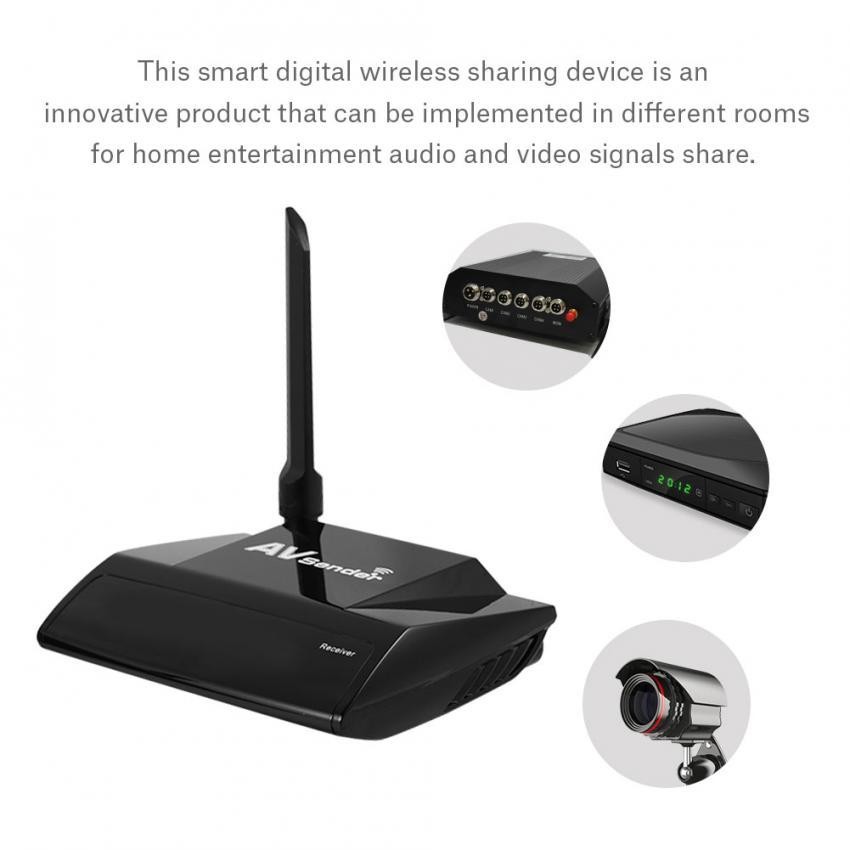 PROMO 300Meter 984ft 5.8GHz Wireless HDMI AV Sender Audio Kit Video
Transmitter and Receiver UK Plug - intl