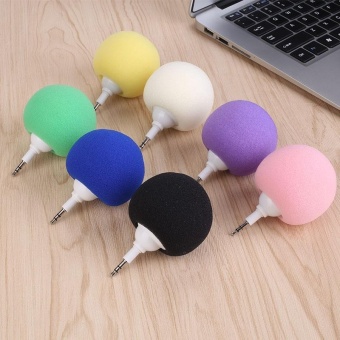 Gambar 3.5mm Aux Plug Jack Wireless Music Sponge Ball Speaker For SmartPhone Tablet   intl