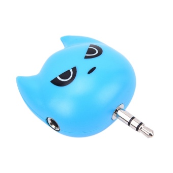 Gambar 3.5mm Earphone Headphone 1 Male to 3 Female Adapter Audio SplitterBlue   intl