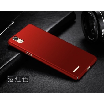 Gambar 360 Degree Protective Case Ultra Thin PC Hard Case for OPPOF1 A35(Red)   intl