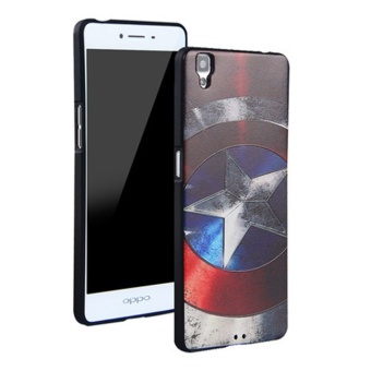 Gambar 3D Slim Stereo Relief Painting Silicon TPU Phone Cases Oppo R7s  intl