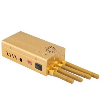 Gambar 4 Bands Cell Phone Signal Jammer (3G, GSM, WIFI) WMJ 04B(Gold)   intl