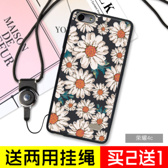 Gambar 4a telepon silikon lembut pelindung lengan lanyard