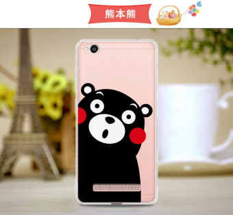 Gambar 4A 4A Kepribadian Transparan Xiaomi Handphone Set Silikon Soft Shell Handphone Shell