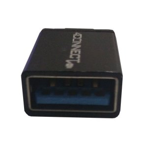 4Connect Metal Type-C Male To USB 3.0 A Female Adapter ConverterUSB 3.1 OTG - Black Juli 2019 - 3 4Connect Metal Type-C Male to USB 3.0 A Female Adapter ConverterUSB 3.1 OTG - Black - 3