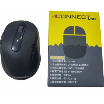 4connect Optical Wireless 2.4GHz Mouse -Black Maret 2019 - 5 4connect Optical Wireless 2.4GHz Mouse -Black - 5