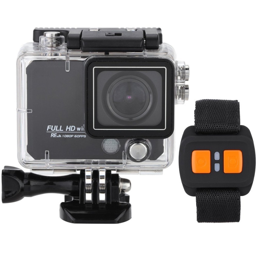 4K Full HD DV 2.0” TFT Screen Wifi Waterproof 50M Shockproof 8X Digital Zoom 170° Wide Angle Outdoor Action Sports Camera Camcorder - intl  