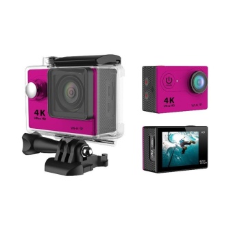 4K Ultra SJ9000 Wifi Waterproof Sport Action Camera 2.0 Inch 16MP 1080P sport DV(Rose Red) - intl  