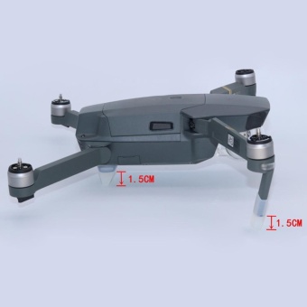 4pcs Silicone Protective Heighten Landing Feet Caps for DJI Mavic Pro Drone(White) - intl