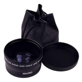 Gambar 58mm 0.45X Wide Angle Macro Lens For Canon EOS 450D 500D 550D 600D1100D   intl