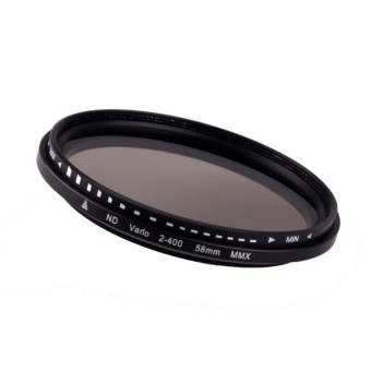 Gambar 58mm Fader Variable ND Filter Adjustable ND2 to ND400 NeutralDensity   intl