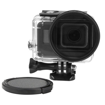 Gambar 58mm UV Filter for GoPro Hero5 Black Original Waterproof Case withLens Cover and Adapter Go Pro 5 Accessories   intl