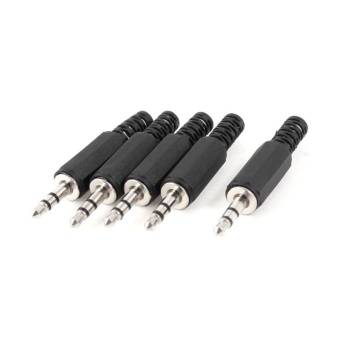 Gambar 5pcs Lot Black Plastic Lx1 Housing 3.5mm Audio Jack Plug HeadphoneConnector   intl