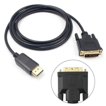 Gambar 6FT 1.8M High Speed Adapter Cable Displayport DP Male To DVI D Male For Laptop   intl