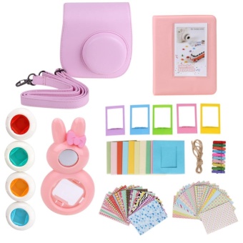 Gambar 7 in 1 Instant Film Camera Accessories Bundles for Fujifilm InstaxMini 8(Pink)   intl