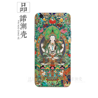 Gambar 77 oppoa39 r8207 a53 retro keagamaan buddha mural telepon shell