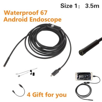 7mm Lens 3.5M Android OTG Phone Endoscope IP67 Borescope LED CameraSnake