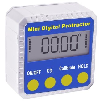 Gambar 810 100 Gain Express Electronic Digital Bevel Box AngleInclinometer Clinometer Protractor 360A? Gauge Magnetic Base   Intl