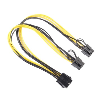 Gambar 8Pin to Graphics Video Card Double PCI E 8Pin(6Pin+2Pin)PowerSupply Cable   intl