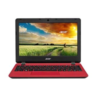 Acer Aspire ES1-132 - 11" - Intel N3350 - RAM 2GB -HDD 500GB - INTEL HD GRAPHICS - DOS - Merah  