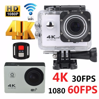 Gambar Action Camera 4K 30PFS 16MP WIFI Ultra HD Camera 1080P 60PFS 2 InchWaterproof 170D Helmet bike Cam Sports   intl