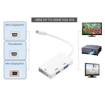Adaptor 3 In1 Dari Mini DP Menjadi DVI VGA HDMI Untuk Microsoft Surface 3 2 1  