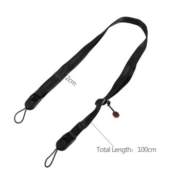 Adjustable Camera Shoulder Strap Sling With Quick Release Buckle For Digital Cameras(Black) - intl