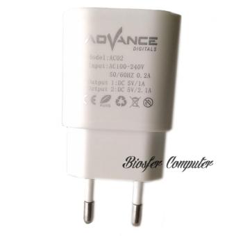 ADVANCE POWER CUBE AC02 ADAPTOR CHARGER 2 USB -2AMPERE-KABEL MICRO Juli 2019 - 3 ADVANCE POWER CUBE AC02 ADAPTOR CHARGER 2 USB -2AMPERE-KABEL MICRO - 3