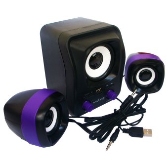 Advance Speaker USB Duo-300 - Hitam Ungu April 2019 - 4 Advance Speaker USB Duo-300 - Hitam Ungu - 4