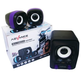 Advance Speaker USB Duo-300 - Hitam Ungu April 2019 - 5 Advance Speaker USB Duo-300 - Hitam Ungu - 5