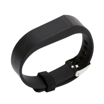 Gambar Ai Home Silicone Replacement Wrist Band Strap Tool for FitbitCharge HR Activity Tracker (Black)   intl