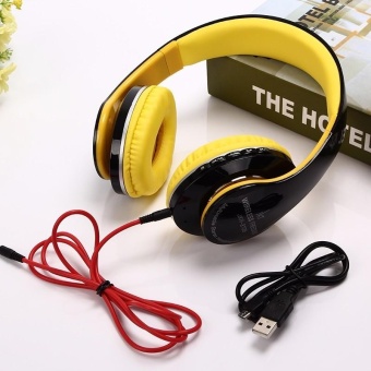 Gambar AJKOY JKR 213B Bluetooth Headphones   Yellow   intl
