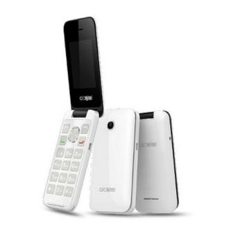 Alcatel 2051D FLIP - Dual Sim - Pure White  