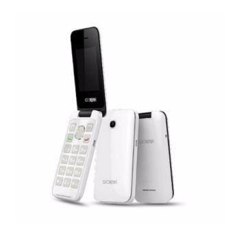 Alcatel 2051D FLIP - Dual Sim - Putih  