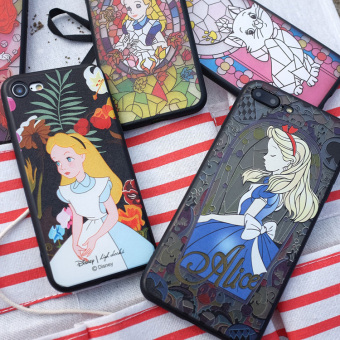 Gambar Alice iPhone7plus iPhone6S i7 kartun bantuan semua termasuk handphone shell