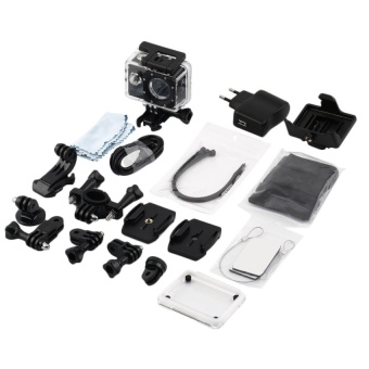 Allwin Wifi 1080P Full HD Digital Outdoor Sports Waterproof Helmet Camera Black - intl  