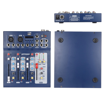 Ammoon F - USB 3 Channel Audio Mixer Pencampur Mikrofon Digital Line Konsol Dengan 48 V Kekuatan Siluman Untuk Rekaman Karaoke DJ Musik Panggung Apresiasi Outdoorfree September 2019 - 3 ammoon F - USB 3 Channel Audio Mixer pencampur mikrofon Digital Line konsol dengan 48 V kekuatan siluman untuk rekaman Karaoke DJ musik panggung apresiasi Outdoorfree - 3