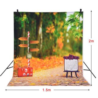 Andoer 1.5 * 2m Photography Background Backdrop Autumn Fallen Leaves Road Sign Pattern For Children Kids Baby Photo Studio Portrait Shooting Outdoorfree - Intl Juli 2018 - 2 Andoer 1.5 * 2m Photography Background Backdrop Autumn Fallen Leaves Road Sign Pattern for Children Kids Baby Photo Studio Portrait Shooting Outdoorfree - intl - 2